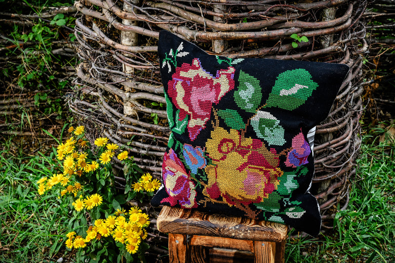 Malsore Cross Stitch  Pillow