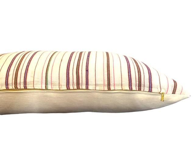 Handwoven Silk Vintage Pillow